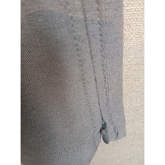 Eileen Fisher Dress Womens Small Gray Neutral Minimalist Stretch Side Zippers - Picture 6 of 6